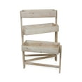 thumbnail image 1 of Alpine Corporation MBB166 Wood 3-Tier Portable Storage Organizer for Books, Plants, Decor, Rustic Display Rack with 3 Shelves, 1 of 12