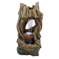 thumbnail image 1 of Alpine Corporation Open Tree Trunk Fountain with Cool White LED Lights, 1 of 3