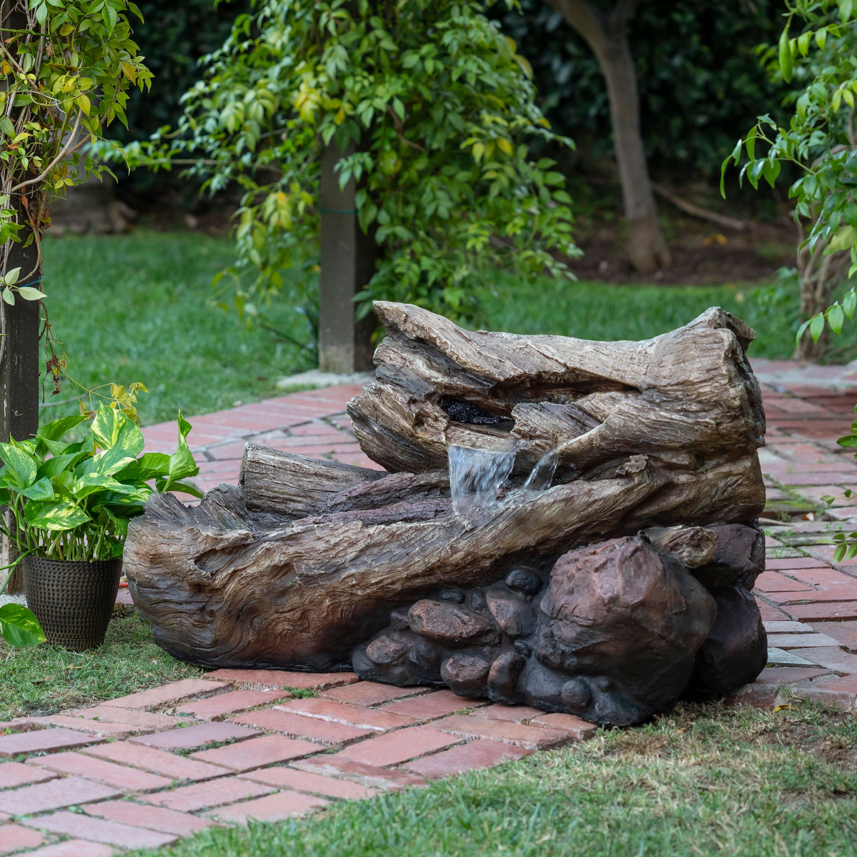 Free Shipping! Alpine Corporation Outdoor 3-Tier Fallen Tree Free Shipping! Alpine Corporation Outdoor 3-Tier Fallen Tree