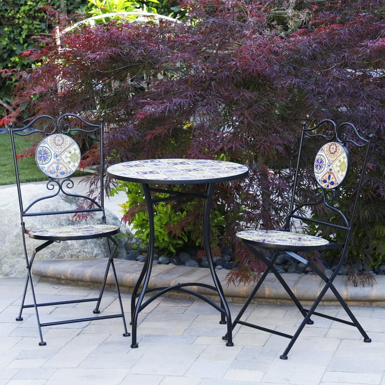 Alpine Corporation Indoor/Outdoor Mediterranean Tile Design Set