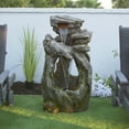 thumbnail image 1 of Alpine Corporation Rainforest Fountain with LED Lights, 1 of 12