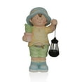 thumbnail image 1 of Alpine Corporation Solar Boy Statue Holding Lantern With LED Light, 1 of 13
