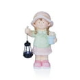 thumbnail image 1 of Alpine Corporation Solar Girl Statue Holding Lantern with LED Light, 1 of 12