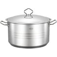 thumbnail image 1 of Alpine Cuisine 6.3-Quart Stainless Steel Dutch Oven with Lid & Easy Cool Handle, Food Grade Stainless Steel Heavy Duty, Commercial Grade Healthy Cookware kitchen Dutch oven, Dishwasher Safe, 1 of 8