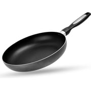 Alpine Cuisine Aluminum Fry Pan 9.5 Inch Nonstick Coating Gray, Frying Pans Nonstick for Stove with Stay Cool & Comfortable Handle, Durable Nonstick Cookware, Ideal for Family & Dishwasher Safe