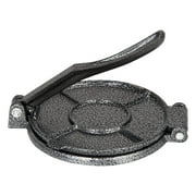 Alpine Cuisine Cast Iron Tortilla Press 7.5 Inch With Soft Touch Handle, Durable Tortilla Maker Suitable For Flour, Chapattis, Roti & Corn Press, Comfortable & Lightweight, Easy To Clean & Use