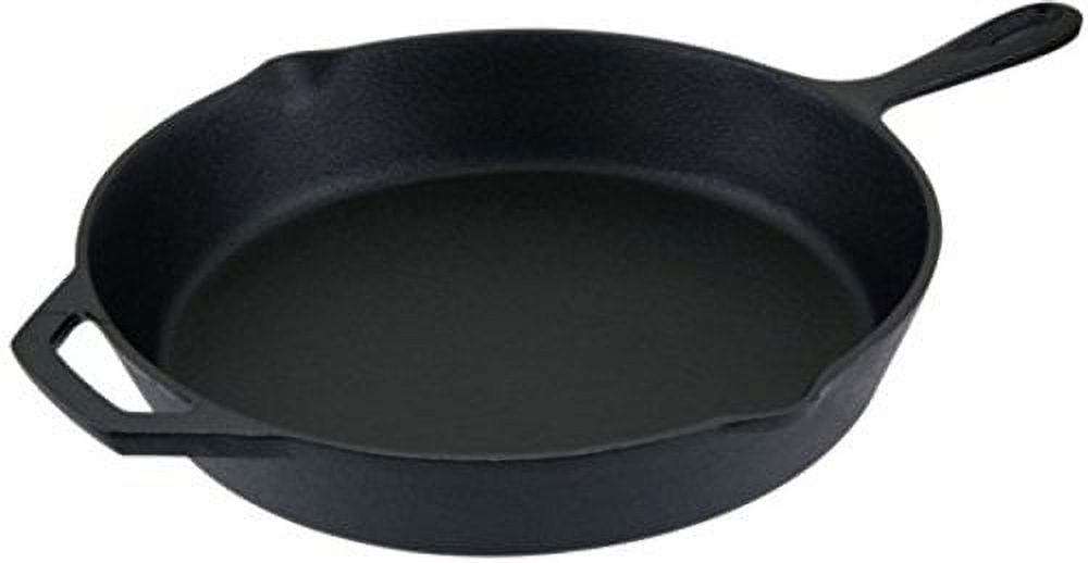 Alpine Cuisine Pre-seasoned Cast Iron Frypan 12-Inch - Black Cast Iron ...