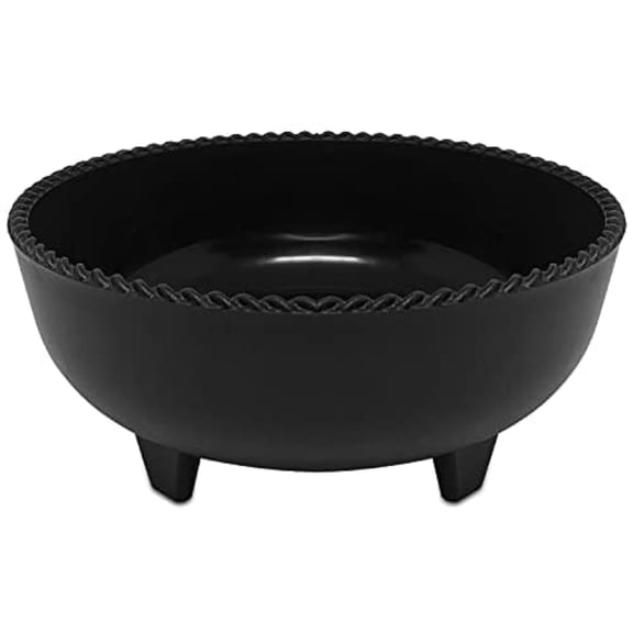 Alpine Cuisine Small Salsa Bowls (Molcajete) 4in/12cm,Food Grade Plastic Material, Heavy Duty & Easy to Clean, Multi-Purpose Salsa Bowl for Serving, Durable & Dishwasher Safe