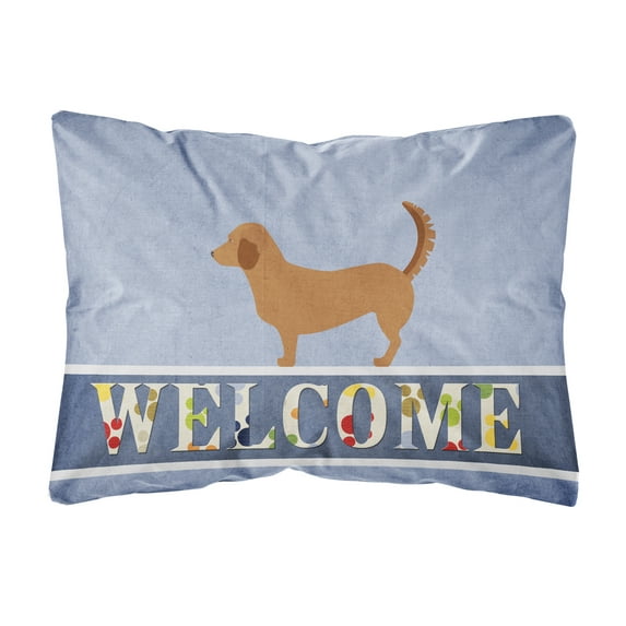 Alpine Dachsbrake Canvas Fabric Decorative Pillow