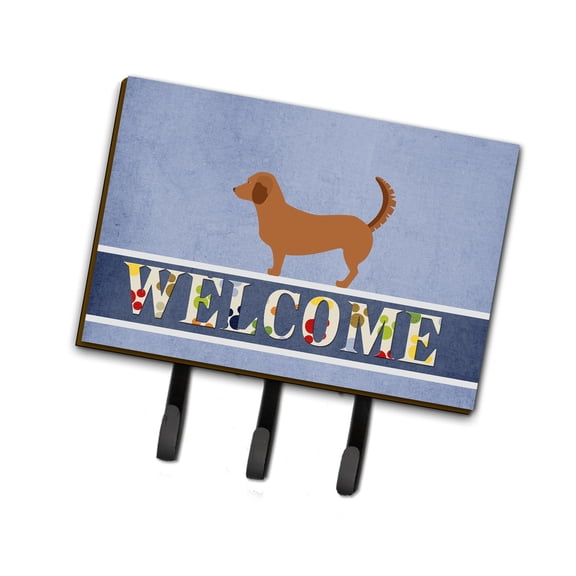 Alpine Dachsbrake Welcome Leash or Key Holder Blue