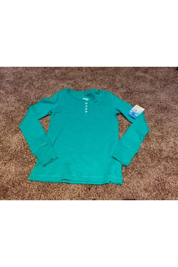 Kids Long Sleeve T-shirt Deep Green Size S S DEEP GREEN
