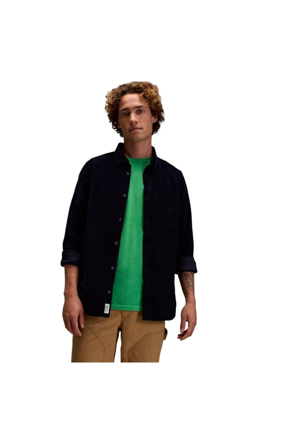 Men's Cord Shirt, Medium, Deep Navy