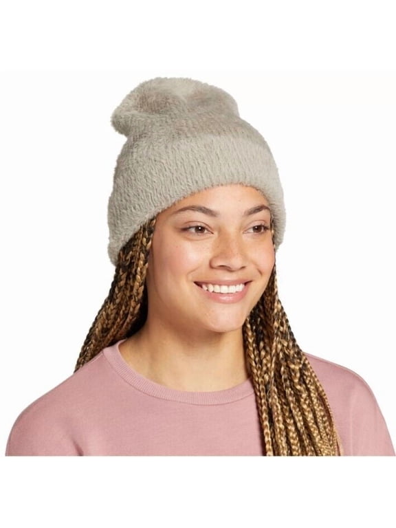 Design Women's Fuzzy Rib Beanie Size One Size