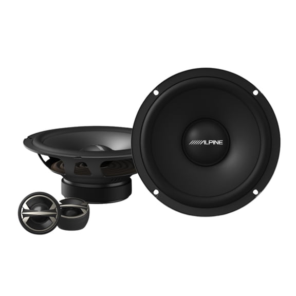 New Alpine EL-E65C E-Series 6.5" 160 Watts Peak Power 4-Ohm 2-way Component Speakers