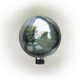 thumbnail image 1 of Alpine Corporation Glass Gazing Globe, Silver, 1 of 5