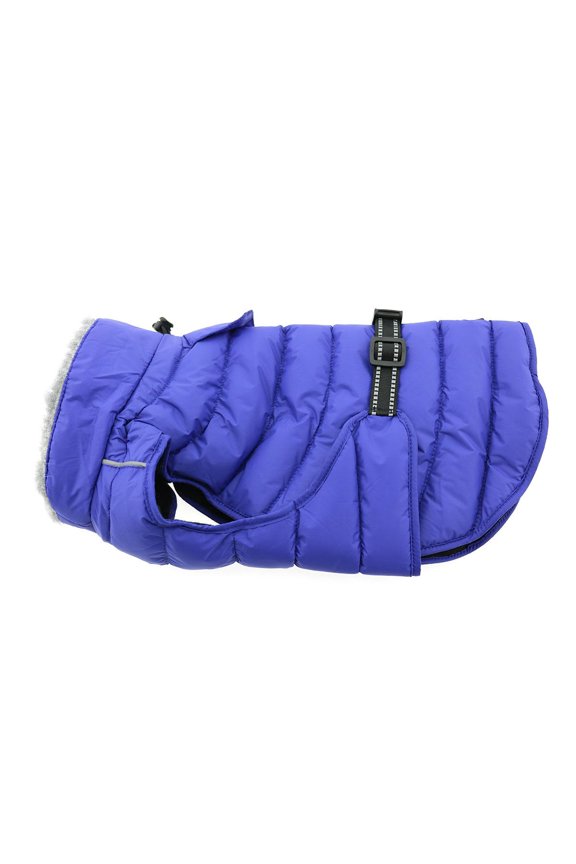 Extreme Weather Puffer Dog Coat by Doggie Design - Blue - 3X-Large