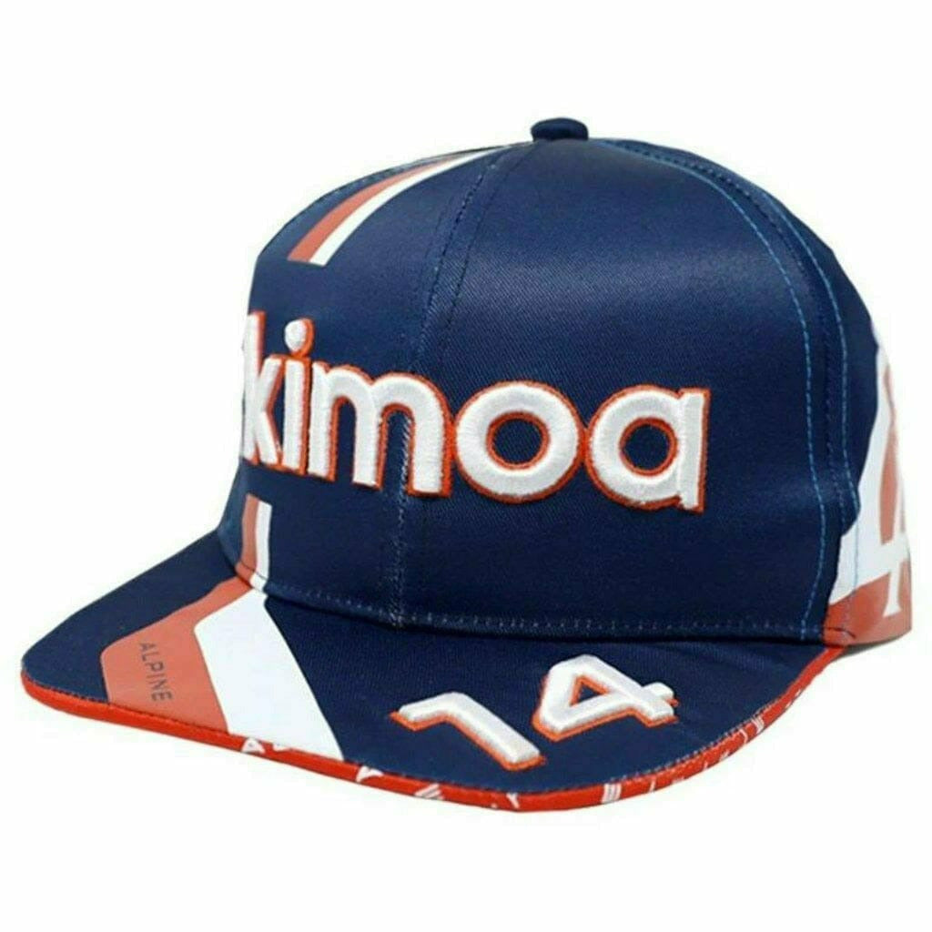 Alpine F1 Kimoa Fernando Alonso Flat Brim Hat