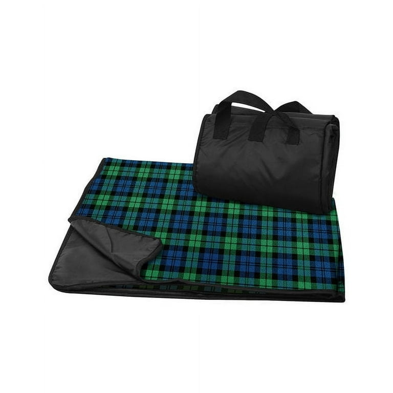 Alpine Outdoor Waterproof Foldable Fleece Picnic Blanket with