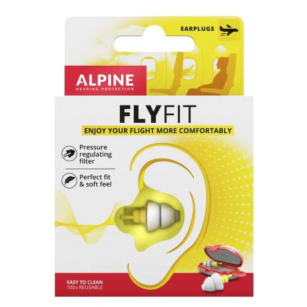Alpine FlyFit Earplugs for Pressure Relief & Preventing Ear Pain