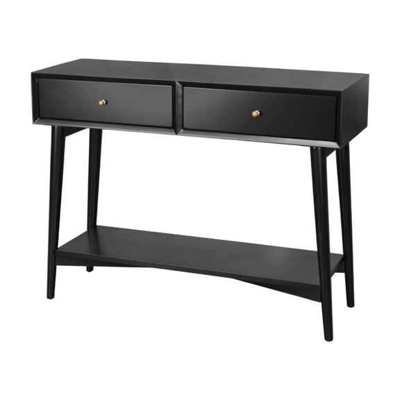 Alpine Furniture 42"W Flynn Console Table in Black