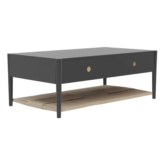 Alpine Furniture Cleo Coffee Table - Charcoal Gray