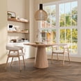 thumbnail image 1 of Alpine Furniture Cove 47 in. W Round Wood Dining Table in Natural, 1 of 5