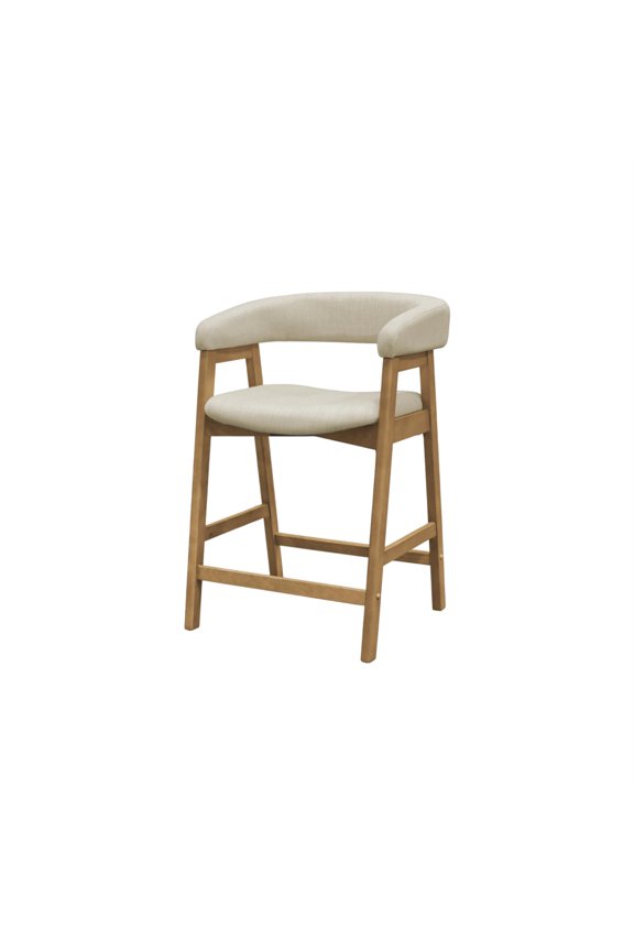 Cove Wood Counter Height Chairs Set of 2 - Natural