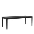thumbnail image 1 of Alpine Furniture Cove Wood Rectangular Extension Dining Table - Vintage Black, 1 of 7