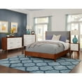 thumbnail image 1 of Alpine Furniture Flynn Mid Century Multi-function Wood Chest in Acorn-White, 1 of 5