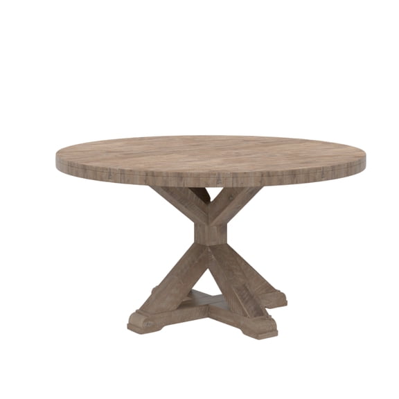 Alpine Furniture Newberry Round Wood Dining Table - Weathered Natural