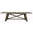 thumbnail image 1 of Alpine Furniture Newberry Wood Extension Dining Table in Salvaged Gray, 1 of 5