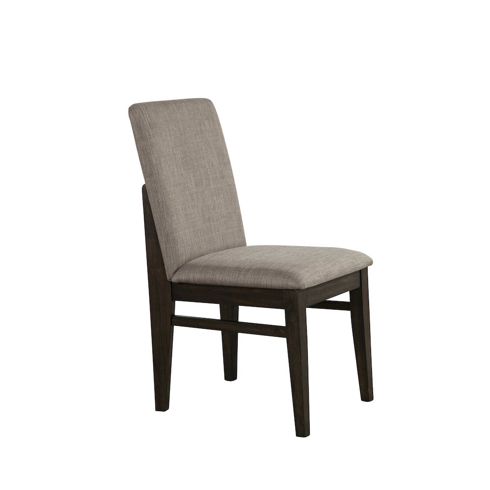 Transitional Gray Pine Side Chair 18"W x 36.5"H