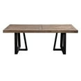thumbnail image 1 of Alpine Furniture Prairie Rectangular Wood Dining Table in Natural-Black, 1 of 2