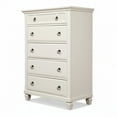 thumbnail image 1 of Alpine Furniture Winchester 5-Drawer Chest - White, 1 of 4