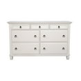 thumbnail image 1 of Alpine Furniture Winchester 7 Drawer Wood Dresser in White, 1 of 5