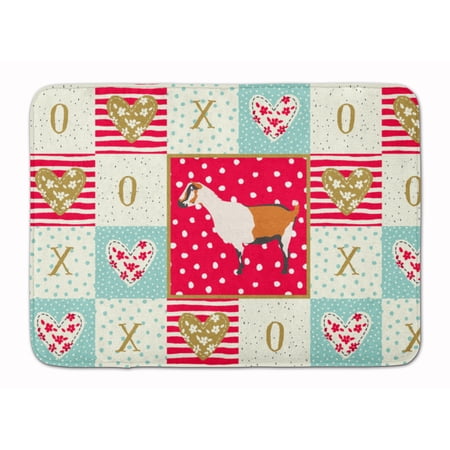 Alpine Goat Love Machine Washable Memory Foam Mat