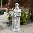 thumbnail image 1 of Alpine Gray Fiberglass 31 in. H St. Francis Statue, 1 of 14