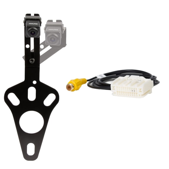 Alpine HCE-RCAM-WRA & HRN-CAMCH Camera Input Harness Compatible with 07-18 Wrangler JK