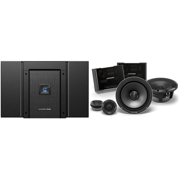 Alpine HDA-V90 Status Hi-Res 5-Ch Amp & HDZ-65C 6.5" Audio Upgrade Bundle