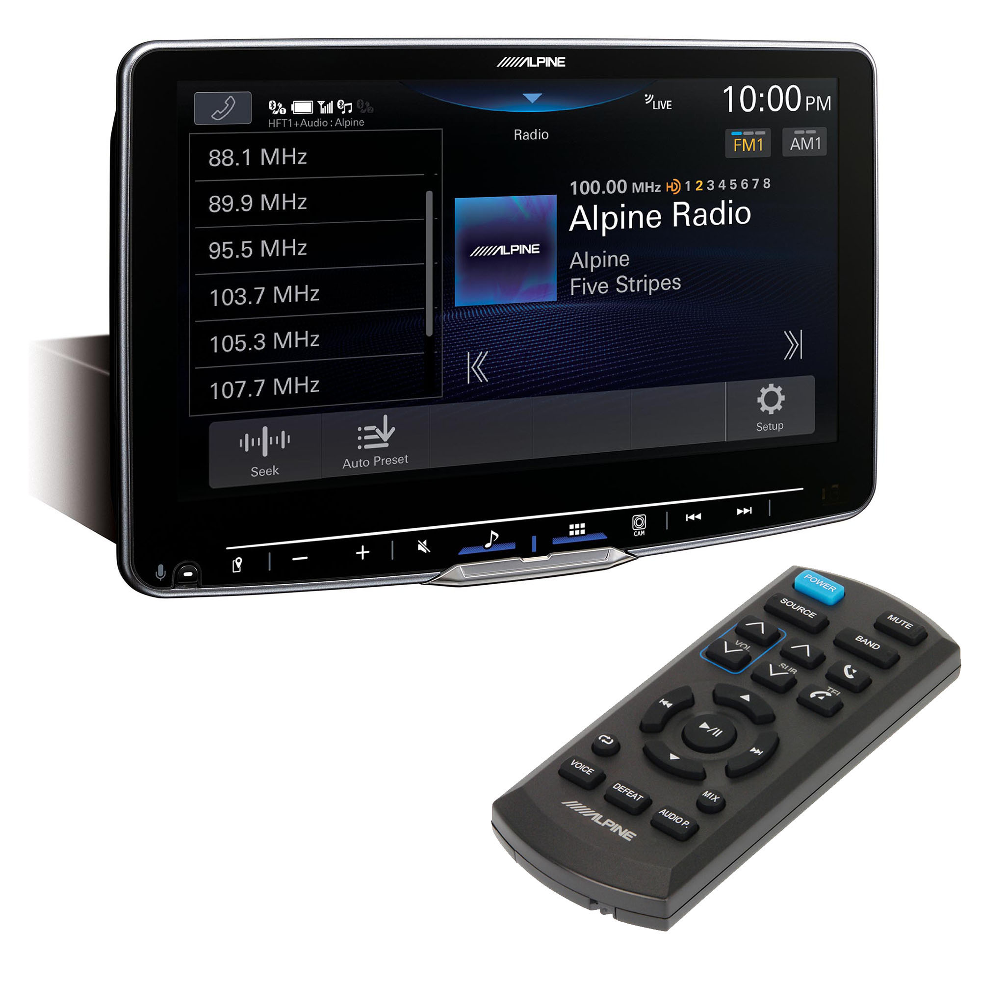 Alpine Halo9 iLX-F509 Digital multimedia receiver & RUE-4360 Remote ...