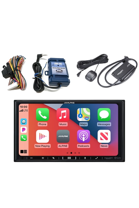 ILX-407 7-inch Multimedia Receiver with SWI-RC Steering Wheel Interface and SXV300v1 Satellite Radio Receiver