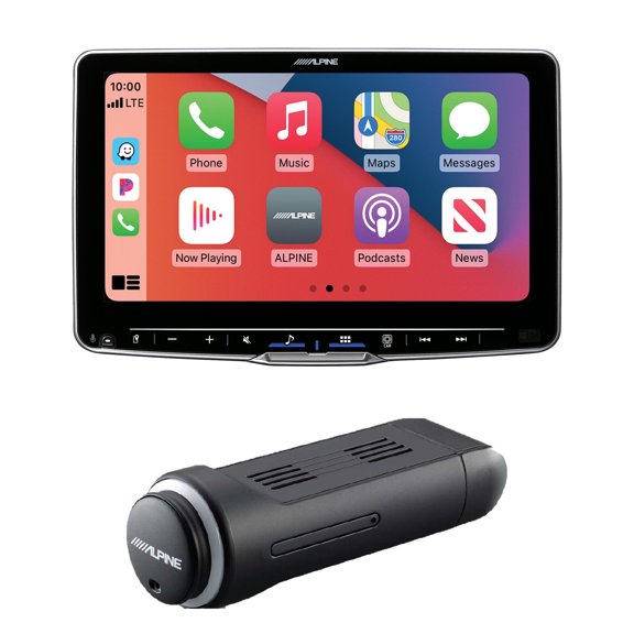 Alpine ILX-F509 Halo9 9" Multimedia Receiver w/ KTX-NS01 Add-on Navigation Module