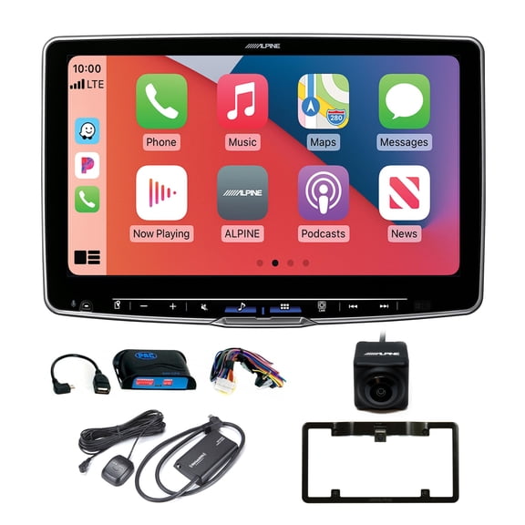 Alpine ILX-F511 Halo11 11" Multimedia Receiver w/ Steering Wheel Interface, Satellite Tuner, and Back up Camera w/Frame