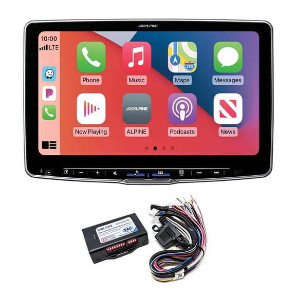 Alpine ILX-F511 Halo11 Multimedia Receiver with 11" Floating Touchscreen Display with SWI-CP2 Steering Wheel Interface