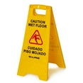 thumbnail image 1 of Alpine Industries 24 in. Yellow Multi-Lingual Caution Wet Floor Sign 10 Pack, 1 of 3