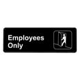 thumbnail image 1 of Alpine Industries 9 in. x 3 in. Employees Only Sign, 1 of 5