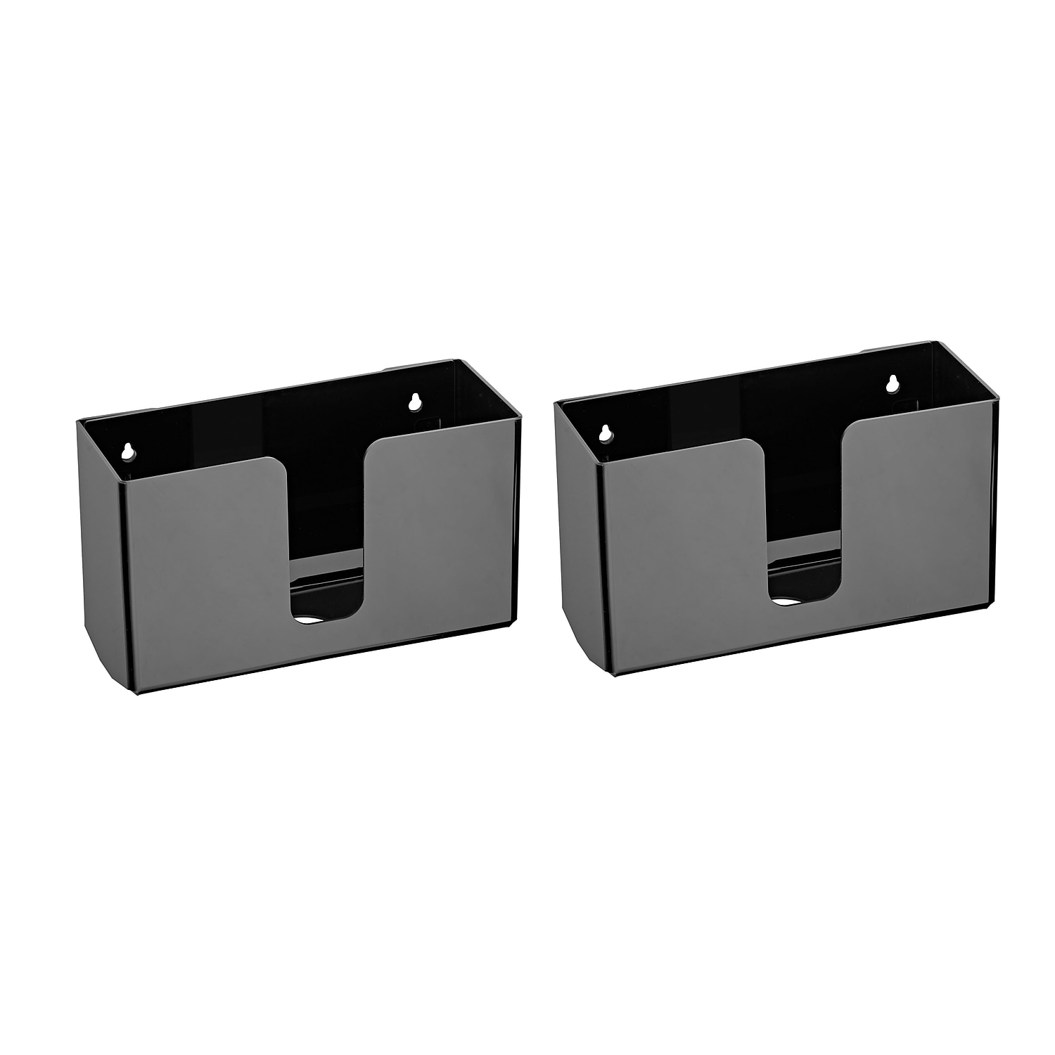 Alpine Industries Centerpull Paper Towel Dispenser Black 2/Pack (432