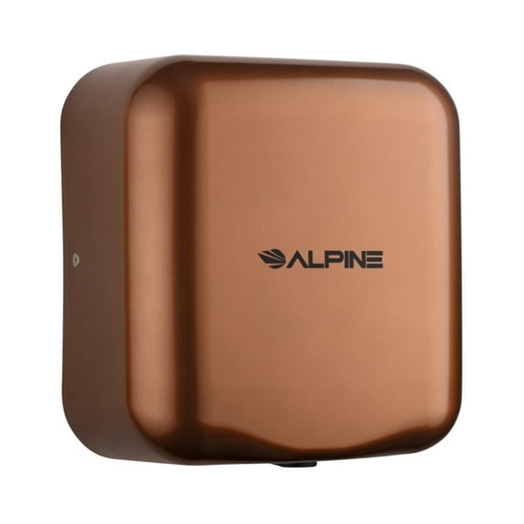 Alpine Industries Commercial High Speed Hand Dryer Automatic Stainless Steel Hand Dryer Machine, 120V Copper