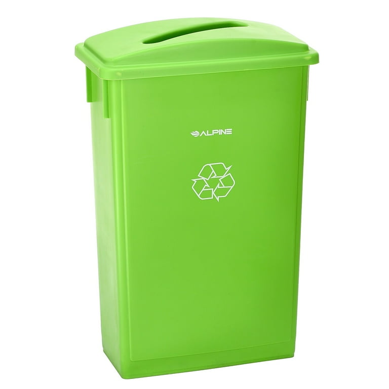 Rubbermaid Commercial Slim Jim Lid Green Paper Slot - Green - Plastic - 1 Each Rubbermaid Commercial Slim Jim Lid Green Paper Slot - Green - Plastic - 1 Each