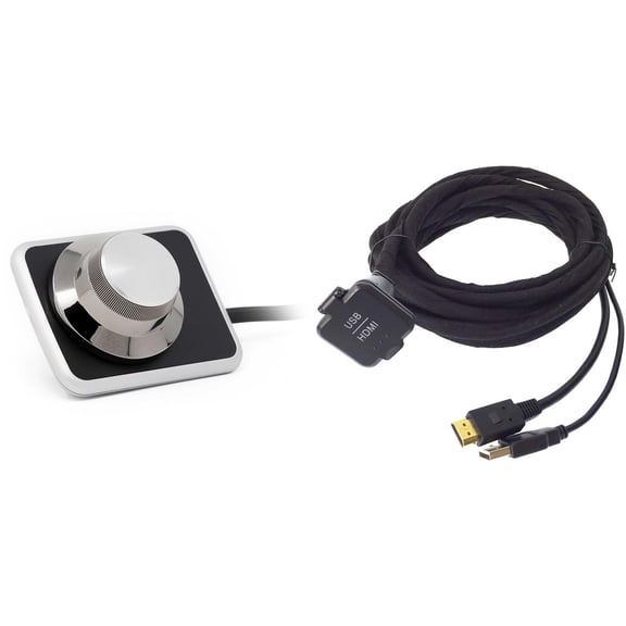 Alpine KCU-315UH USB / HDMI Extension Cable & RUX-H01 Bass Knob